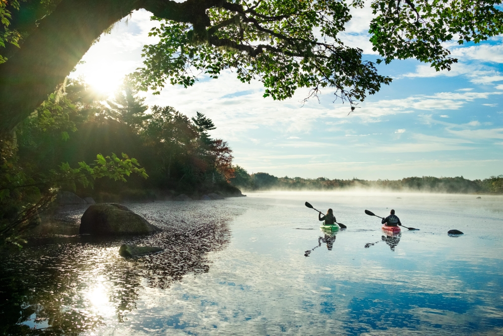 Kayakers in Nova Scotia